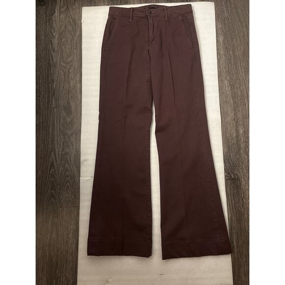 Joe’s Jeans Purple Wide Leg Trouser 26 Corporate Siren Classic Preppy Work Wear - Picture 3 of 11